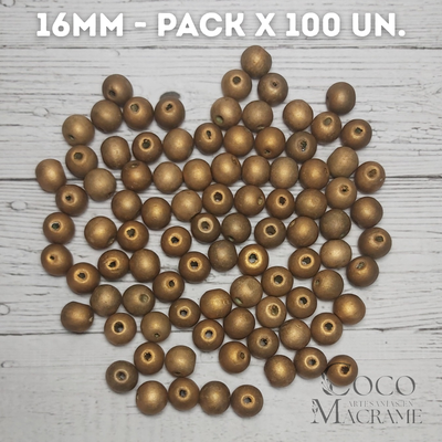 Esfera 16mm Cobre x 100 un.