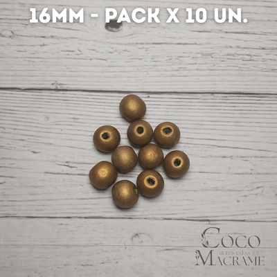Esfera 16mm Cobre x 10 un.