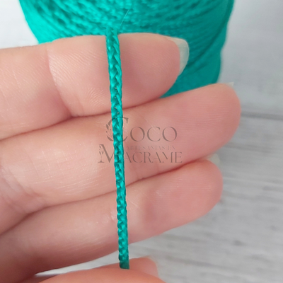 Cola de rata 2mm - Verde Benetton