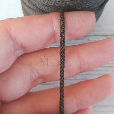 Cola de rata 2mm - Marrón oscuro