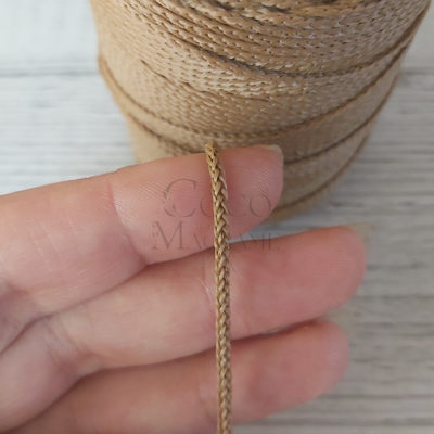 Cola de rata 2mm - Beige