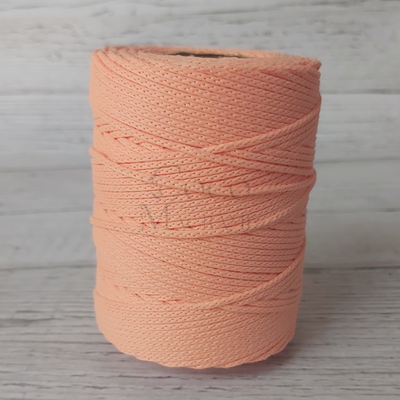 Cola de rata 2mm - Salmón 