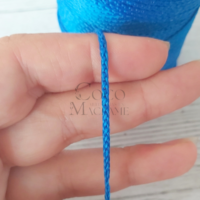 Cola de rata 2mm - Azul Francia 