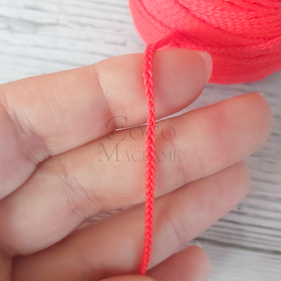 Cola de rata 2mm - Rojo