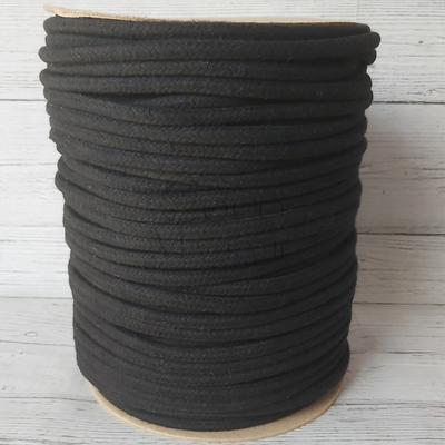 Cordon trenzado premium 8mm Negro - 100 mts