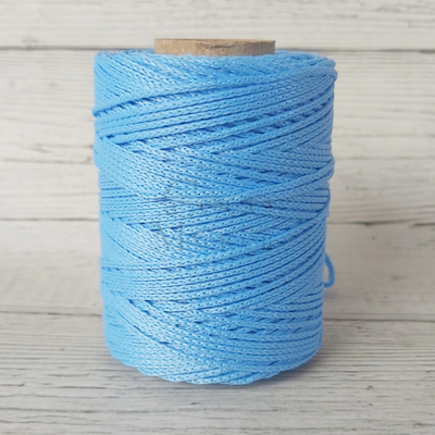 Cola de rata 2mm - Celeste