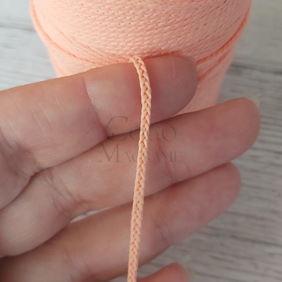 Cola de rata 2mm - Salmón 