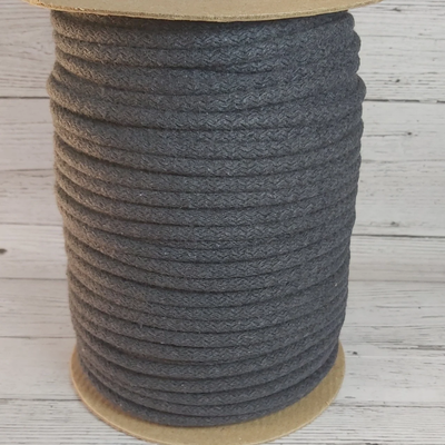Cordon de algodón relleno Gris topo 7mm