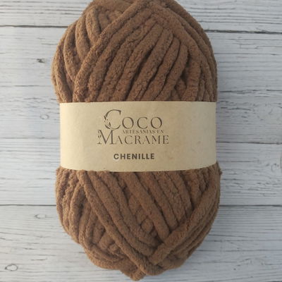 Chenille 7mm - Chocolate