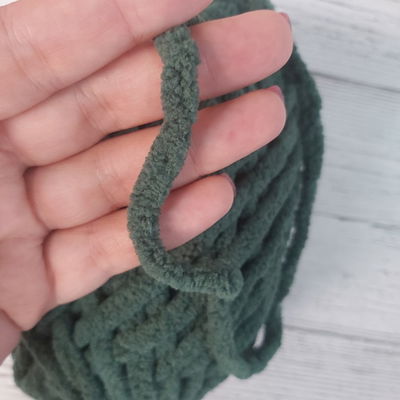 Chenille 7mm - Verde Botella