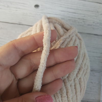 Chenille 7mm - Piedra