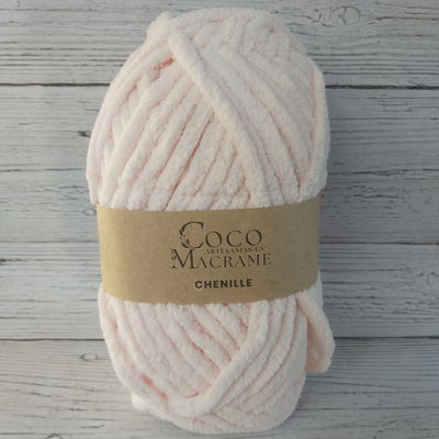 Chenille 7mm - Rosa bebe