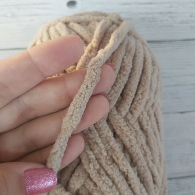 Chenille 7mm - Camel