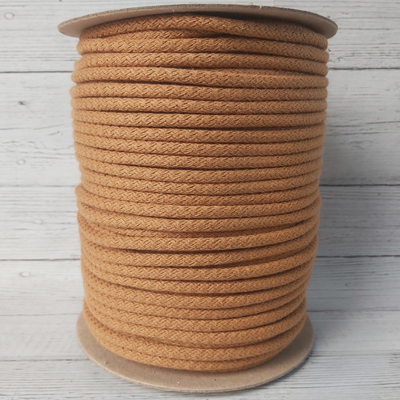 Cordon de algodón relleno Terracota 7mm