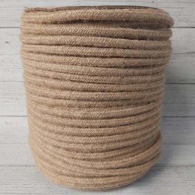 Cordon trenzado premium yute 8mm - 100 mts