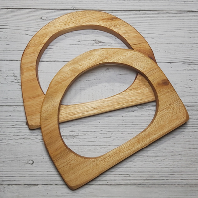 Manija de madera medialuna