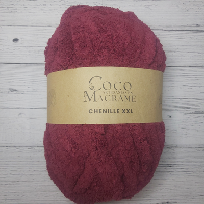 Chenille xxl 18mm 250 gr. - Bordo