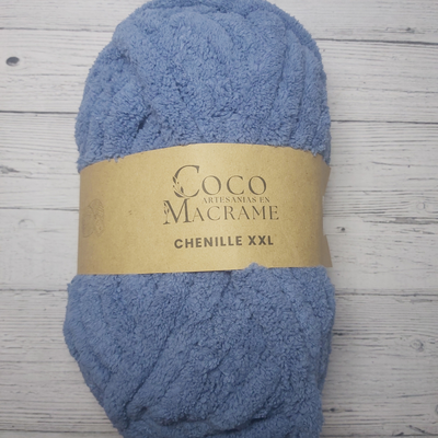 Chenille xxl 18mm 250 gr. - Azul Jean