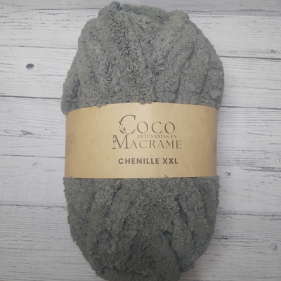 Chenille xxl 18mm 250 gr. - Gris Topo