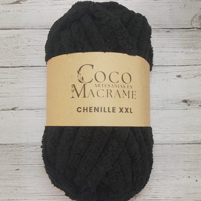 Chenille XXl 250 gr. - Negro