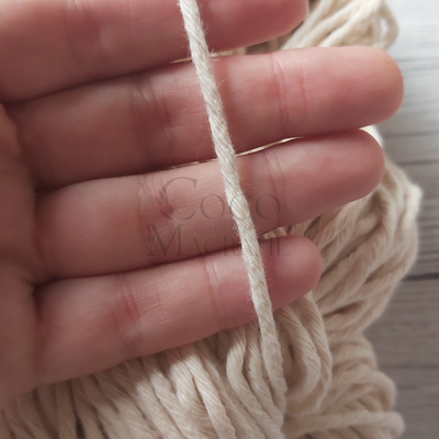 Hilo de algodón 16 hebras Crudo - 150 gr.