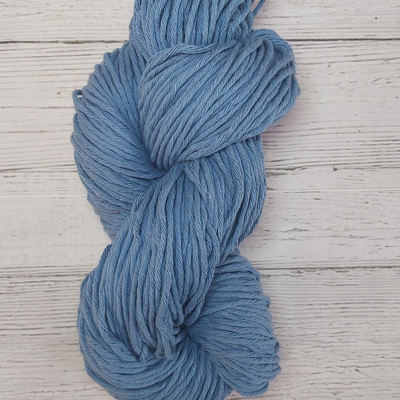 Hilo de algodón 12 hebras Azul jean - 150 gr.