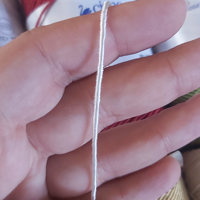 Cordon Cisne original x 260 mts - Blanco