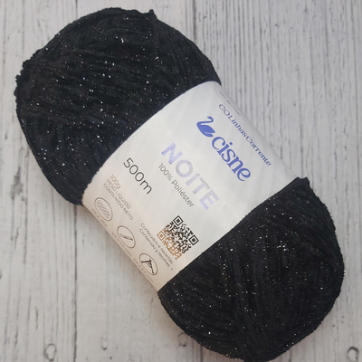 Chenille Cisne Noite x 500 mts - Negro
