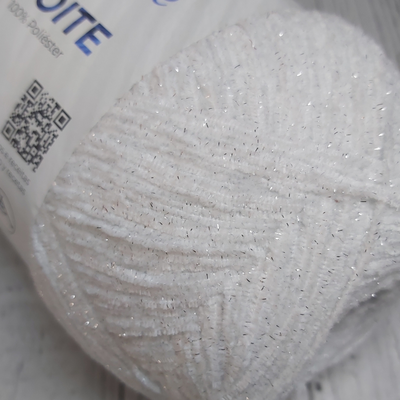 Chenille Cisne Noite x 500 mts - Blanco