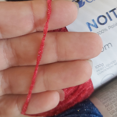 Chenille Cisne Noite x 500 mts - Tomate