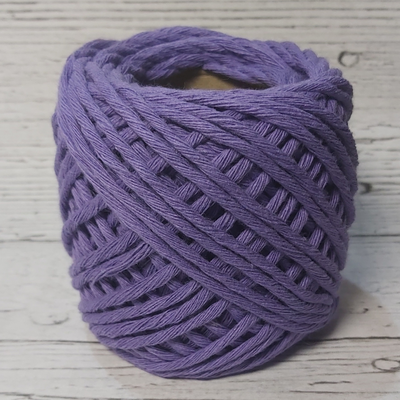 Hilo de algodón 20 h. Lavanda 2mm x unidad 