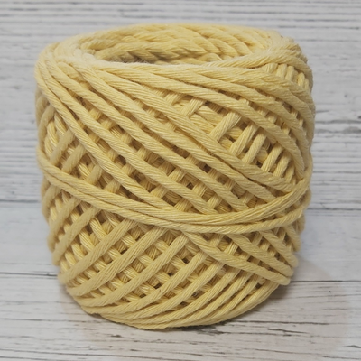 Hilo de algodón 20 h. Vainilla 2mm x unidad 
