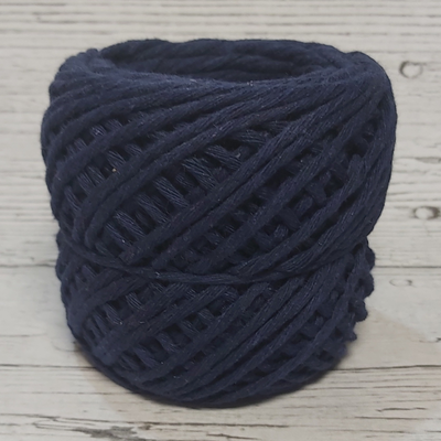 Hilo de algodón 20 h. Azul marino 2mm x unidad 