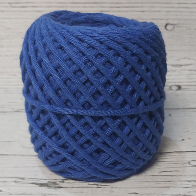 Hilo de algodón 20 h. Azul Francia 2mm x unidad 