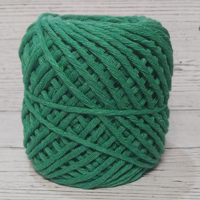 Hilo de algodón 20 h. Verde Benetton 2mm x unidad 