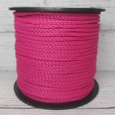 Cordón Cola de Rata 3mm Fucsia para Crochet y Bijou (100 mts)
