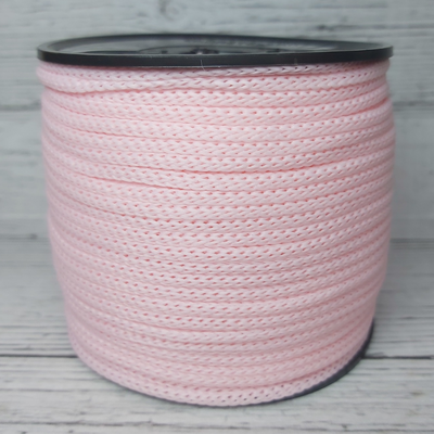 Cordón Cola de Rata 3mm Rosa para Crochet y Bijou (100 mts)