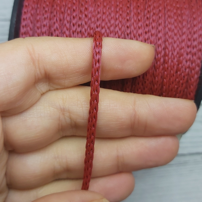 Cordón Cola de Rata 3mm Granate para Crochet y Bijou (100 mts)