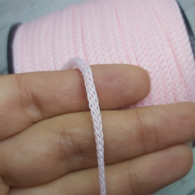 Cordón Cola de Rata 3mm Rosa para Crochet y Bijou (100 mts)