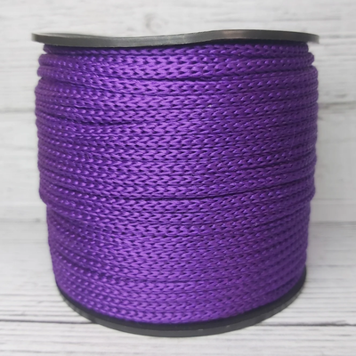 Cordón Cola de Rata 3mm Violeta para Crochet y Bijou (100 mts)