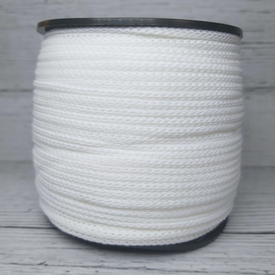 Cordón Cola de Rata 3mm Blanco para Crochet y Bijou (100 mts)