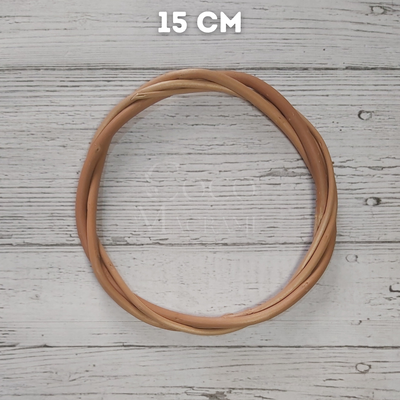 Aro de mimbre 15 cm 