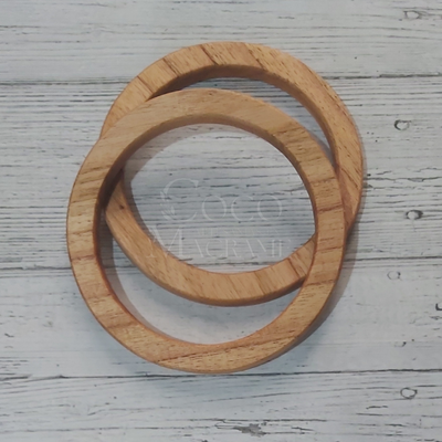 Manija de madera redonda