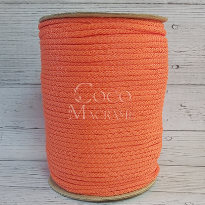 Cordón Tejido polipropileno Naranja - 4mm