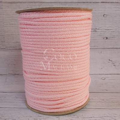 Cordón Tejido polipropileno Rosa Bebé - 4mm