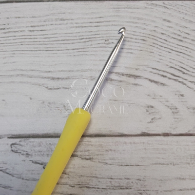 Aguja crochet mango silicona Nro. 3