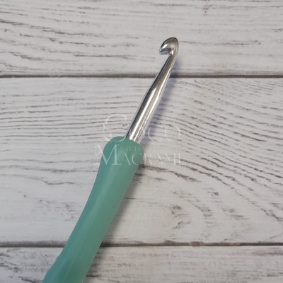 Aguja crochet mango silicona Nro. 6