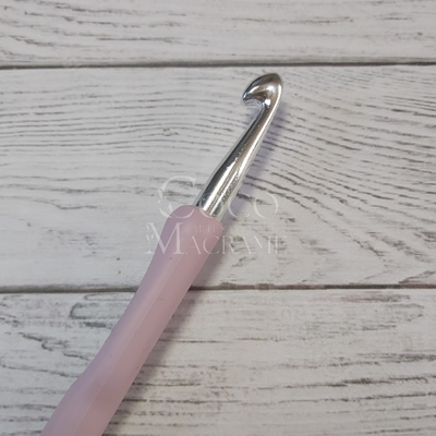 Aguja crochet mango silicona Nro. 9