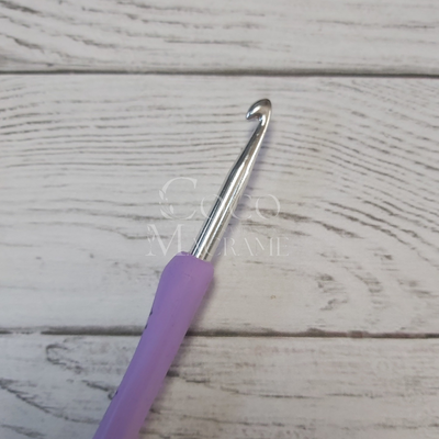 Aguja crochet mango silicona Nro. 5