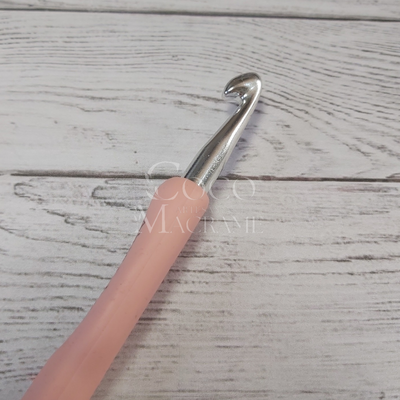 Aguja crochet mango silicona Nro. 10